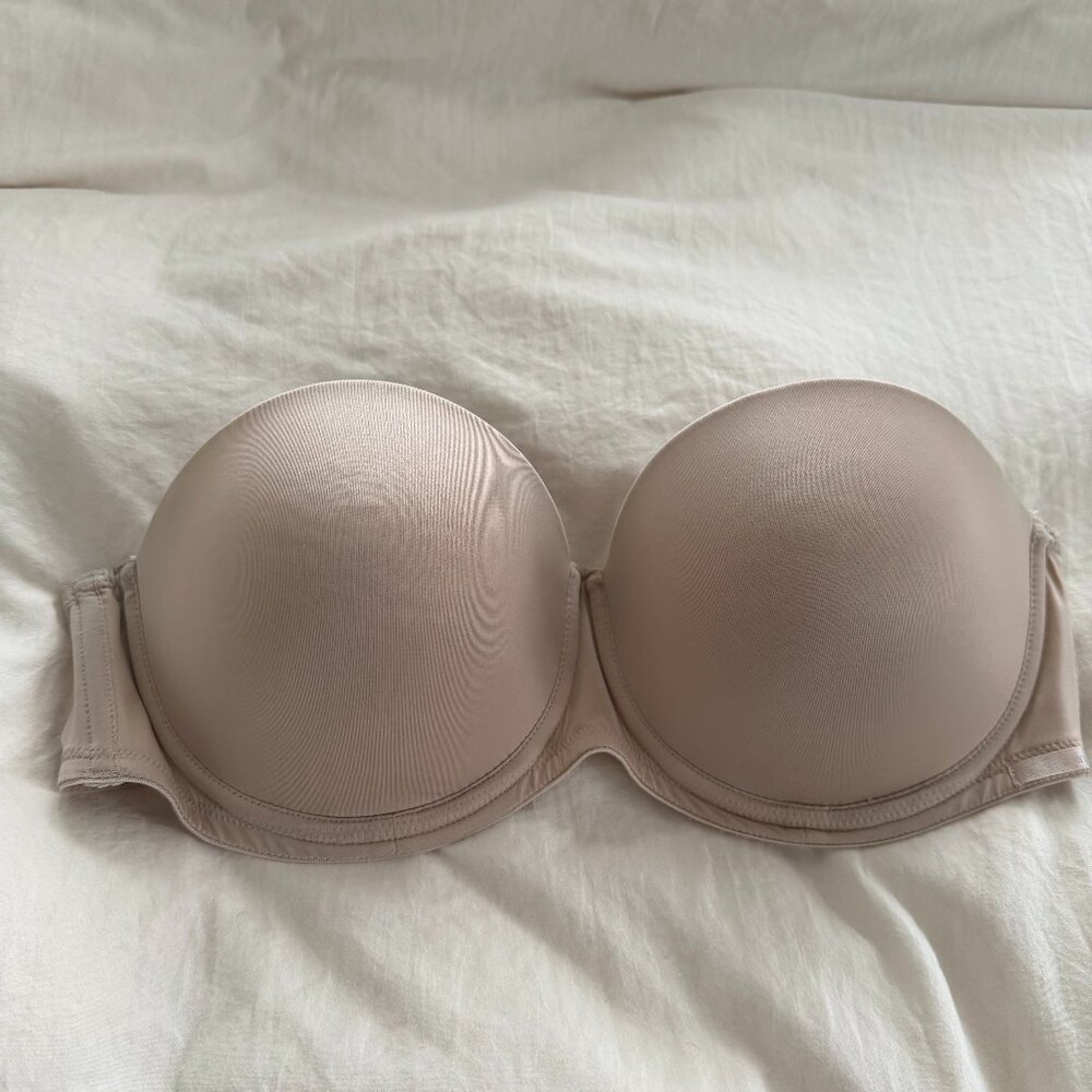 Calvin Klein Push-Up Strapless Nude Bra 36C